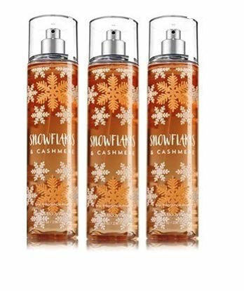 Picture of Bath & Body Works SNOWFLAKES & CASHMERE Lot of 3 Fine Fragrance Mist