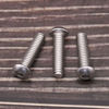 Picture of 1/4-20 x 1" Button Head Socket Cap Bolts Screws, 304 Stainless Steel 18-8, Allen Hex Drive, Bright Finish, Fully Machine Thread, Pack of 30