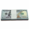 Picture of Movie Prop Play Money 10000 Full Print 2 Sided,100 pcs 100 Dollar Bills Stack,Copy Money for Movies,Videos,Fun,Teaching and Birthday Party