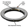 Picture of Fotodiox Pro Lens Mount Adapter, Leica R Lens to Canon EOS Camera, fits Canon 1d, 1ds, Mark II, III, IV, 1DC, 1DX, 7D, 5D, 5D Mark II, III, 7D, 10D, 20D, 30D, 40D, 50D, 60D, Digital Rebel xt, xti, xs, xsi, t1i, t2i, t3, t3i, t4, t4i, C300, C500 Camcorder, fit Leica R, Rom, One-cam, Two-cam and Three-cam lenses.