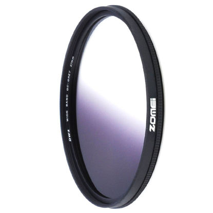Picture of ZOMEI 67mm Ultra Slim Optical Resin Graduated Neutral Density Grey Lens Filter