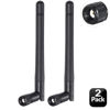 Picture of (2 Pack) WiFi Antenna for Furrion Back Up RV Camera Dual Band 2.4GHz 5GHz MIMO Connection Allows Wireless Signals Black