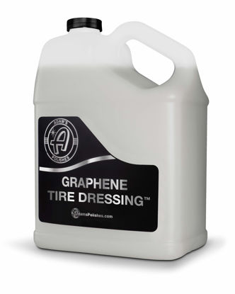 Picture of Adam's Graphene Tire Dressing - Deep Black Finish W/Graphene Non Greasy Car Detailing | Use W/Tire Applicator After Tire Cleaner & Wheel Cleaner | Ceramic Coating Like Tire Protection (Gallon)