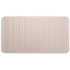 Picture of MicoYang Silicone Dish Drying Mat for Multiple Usage,Easy clean,Eco-friendly,Heat-resistant Silicone Mat for Kitchen Counter or Sink,Refrigerator or Drawer Liner Tapioca XXXXL 32 inches x 18 inches