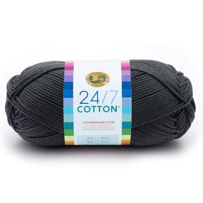 Picture of (1 Skein) 24/7 Cotton® Yarn, Charcoal