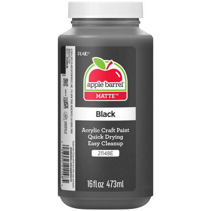 Picture of Apple Barrel Acrylic Paint in Assorted Colors (16 Ounce), 21148 Black