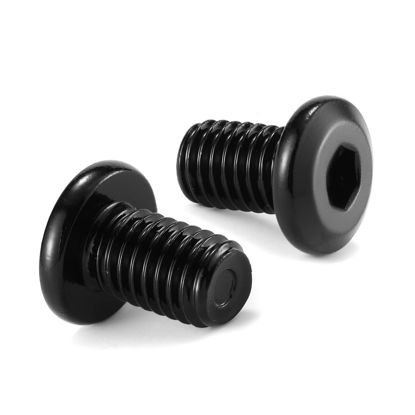Picture of M8 x 12mm 20Pcs Flat Head Hex Socket Cap Screws Bolts, 304 Stainless Steel 18-8, Full Thread, Black Oxide by SG TZH (with Hex Spanner)