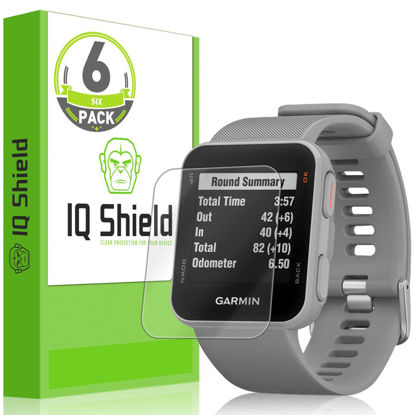 Picture of IQShield Screen Protector Compatible with Garmin Approach S10 (6-Pack) Anti-Bubble Clear Film
