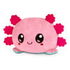 Picture of TeeTurtle - The Original Reversible Axolotl Plushie - Pink + Blue - Cute Sensory Fidget Stuffed Animals That Show Your Mood