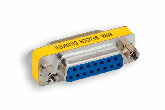 GetUSCart- Cablelera ZAGA1677FF DB15 Female to DB15 Female Mini Gender ...