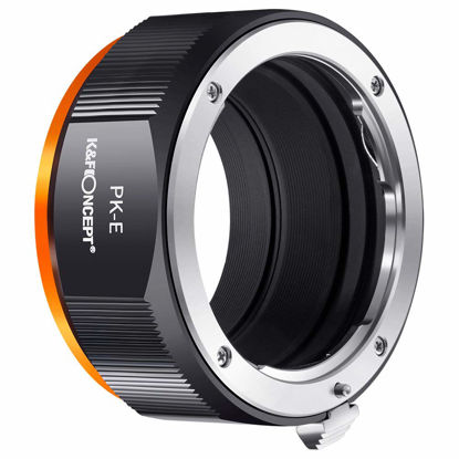 Picture of K&F Concept Lens Mount Adapter Compatible for PK K Mount Lens to NEX E-Mount Camera Body with Matting Varnish Design