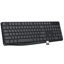 Picture of Lovaky MK98 Wireless Keyboard, 2.4G Ergonomic Wireless Computer Keyboard, Enlarged Indicator Light, Full Size PC Keyboard with Numeric Keypad for Laptop, Desktop, Surface, Chromebook, Notebook, Black