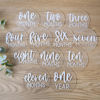 Picture of Acrylic Baby Milestone Discs for Baby Photos-13 PCS Clear Acrylic Baby Monthly Milestone Cards Baby Monthly Photo Prop Newborn Birth Announcement Sign Acrylic Circles Baby Monthly Milestone Marker