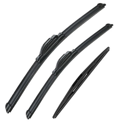 Picture of 3 wipers Replacement for 2005-2020 Nissan Armada/2004-2010 Infiniti QX56/2011-2014 Acura TSX, Windshield Wiper Blades Original Equipment Replacement - 24"/22"/12" (Set of 3) U/J HOOK
