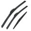 Picture of 3 wipers Replacement for 2005-2020 Nissan Armada/2004-2010 Infiniti QX56/2011-2014 Acura TSX, Windshield Wiper Blades Original Equipment Replacement - 24"/22"/12" (Set of 3) U/J HOOK