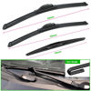 Picture of 3 wipers Replacement for 2005-2020 Nissan Armada/2004-2010 Infiniti QX56/2011-2014 Acura TSX, Windshield Wiper Blades Original Equipment Replacement - 24"/22"/12" (Set of 3) U/J HOOK