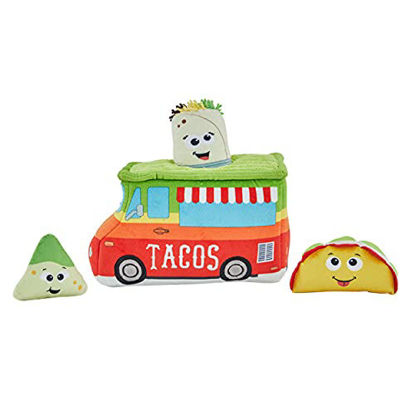Picture of Outward Hound Hide A Taco Plush Dog Toy Puzzle
