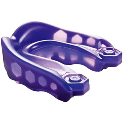 Picture of Shock Doctor Gel Max Mouth Guard, Heavy Duty Protection & Custom Fit, Adult, Purple