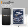 Picture of Hagon PRO Disposable Rain Ponchos for Adults (5 Pack)