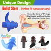 Picture of WaterDam Swimming Ear Plugs Great Waterproof Ultra Comfy Earplugs Prevent Swimmer's Ear (Size 2+2+2: Kids Teens Medium Ear Women Small Ear Men (3 Pairs Blue))