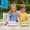 Picture of Bentgo® Kids Prints Leak-Proof, 5-Compartment Bento-Style Kids Lunch Box - Ideal Portion Sizes for Ages 3 to 7 - BPA-Free, Dishwasher Safe, Food-Safe Materials (Planes)