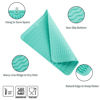 Picture of MicoYang Silicone Dish Drying Mat for Multiple Usage,Easy clean,Eco-friendly,Heat-resistant Silicone Mat for Kitchen Counter or Sink,Refrigerator or Drawer liner Mint L 16 inches x 12 inches