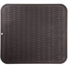Picture of MicoYang Silicone Dish Drying Mat for Multiple Usage,Easy clean,Eco-friendly,Heat-resistant Silicone Mat for Kitchen Counter or Sink,Refrigerator or Drawer Liner Coffee XXL 24 inches x 18 inches