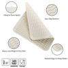Picture of MicoYang Silicone Dish Drying Mat for Multiple Usage,Easy clean,Eco-friendly,Heat-resistant Silicone Mat for Kitchen Counter or Sink,Refrigerator or Drawer liner Tapioca M 12 inches x 12 inches