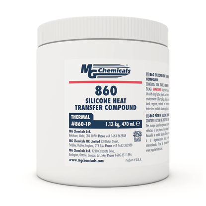 Picture of MG Chemicals - 860-1P Silicone Heat Transfer Compound, 1 pint Tub, White