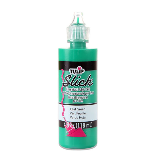 Picture of Tulip 41407 Fabric Paint, 4 Fl Oz (Pack of 1), Slick Leaf Green