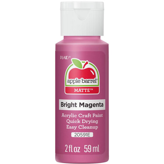 Picture of Apple Barrel Acrylic Paint in Assorted Colors (2 oz), 20591, Bright Magenta