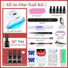 Picture of JODSONE Gel Nail Polish Kit with U V Light 32 Colors Gel Polish Nail Kit Soak Off Gel Nail Set Manicure Tools Nail Gel Kit Gifts for Women