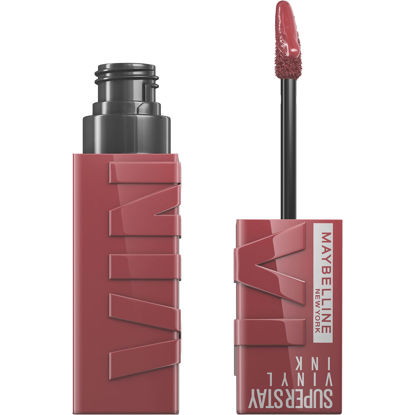 Picture of Maybelline New York Super Stay Vinyl Ink Longwear No-Budge Liquid Lipcolor Makeup, Highly Pigmented Color and Instant Shine, Witty, Mauve Nude Lipstick, 0.14 fl oz, 1 Count