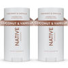 Picture of Native Deodorant | Natural Deodorant for Women and Men, Aluminum Free with Baking Soda, Probiotics, Coconut Oil and Shea Butter | Coconut & Vanilla - Pack of 2