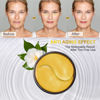 Picture of Fivewan 24k Gold Under Eye Patches - 60 Pcs Eye Mask Pure Gold Anti-Aging Collagen Hyaluronic Acid Under Eye Mask for Removing Dark Circles, Puffiness & Wrinkles Refresh Your Skin