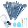 Picture of Makeup Brushes 22 Pcs Makeup Kit,Foundation Brush Eyeshadow Brush Make up Brushes Set (Blue, 22 Piece Set Large)