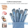 Picture of Makeup Brushes 22 Pcs Makeup Kit,Foundation Brush Eyeshadow Brush Make up Brushes Set (Blue, 22 Piece Set Large)