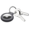 Picture of Ailun [2Pack] Hard PC Cover for AirTag,Shockproof Cover Loop with Keychain Ring Holder Skin Protector Protective Case Tracker Finder Locator Anti-Lost Protector Holder for AirTags,Wear-Resistant Black