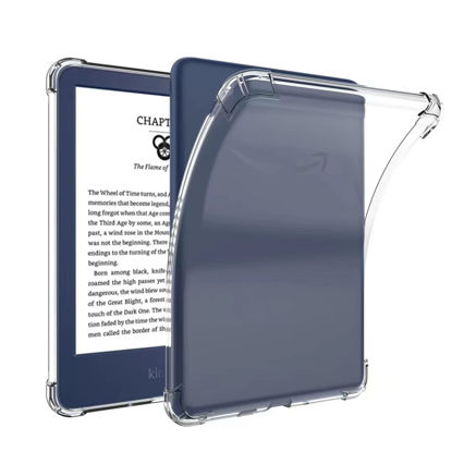 Picture of SFFINE Clear Case for 6" All New Kindle 11th Generation 2022 Release (NOT FIT Kindle Paperwhite/Oasis),Thin Slim Soft Flexible Silicone TPU Rubber Back Cover Skin for Kindle 11th Gen 2022,Transparent