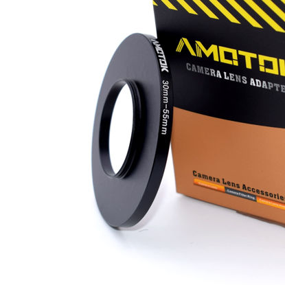 Picture of 30mm Lens to 55mm Camera Lens Adapter,30mm to 55mm Filter Step up Ring Adapter Ring,Compatible All 55mm Filter Accessory