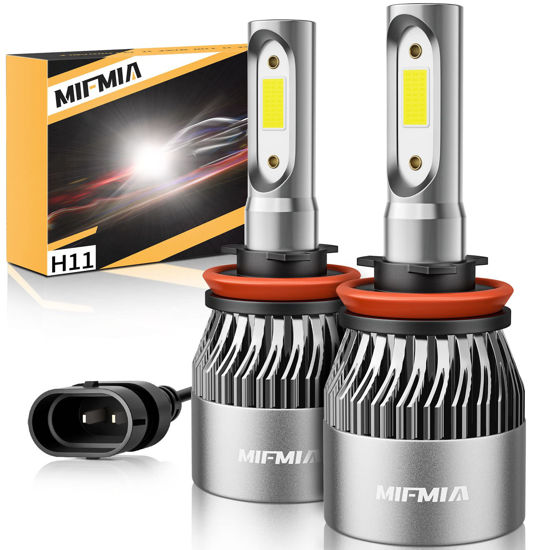 GetUSCart- MIFMIA H8 H9 H11 LED Headlight Bulbs Low Beam, 15000