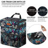 Picture of Vankor Cute Bag Bin Hanging Waterproof Automotive Car Garbage Cans Leak Proof Vehicle Trash Can Colorful Leaves