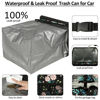 Picture of ELONGRIVER Car Trash Can Bin for Car Back Seat Leak Proof, Cute Car Trash Bag Hanging, Vehicle Trash Can for SUV Truck Van, Automotive Car Garbage Cans Front Seat Colorful Floral
