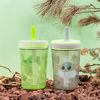 Picture of Zak Designs Star Wars The Mandalorian Kelso Toddler Cups For Travel or At Home, 15oz 2-Pack Durable Plastic Sippy Cups With Leak-Proof Design is Perfect For Kids (Baby Yoda, Grogu)
