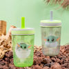 Picture of Zak Designs Star Wars The Mandalorian Kelso Toddler Cups For Travel or At Home, 15oz 2-Pack Durable Plastic Sippy Cups With Leak-Proof Design is Perfect For Kids (Baby Yoda, Grogu)