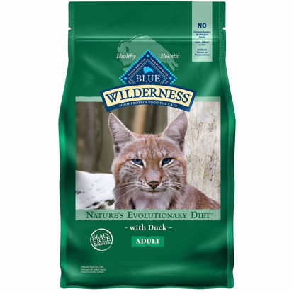 Picture of Blue Buffalo Wilderness High Protein, Natural Adult Dry Cat Food, Duck 5-lb