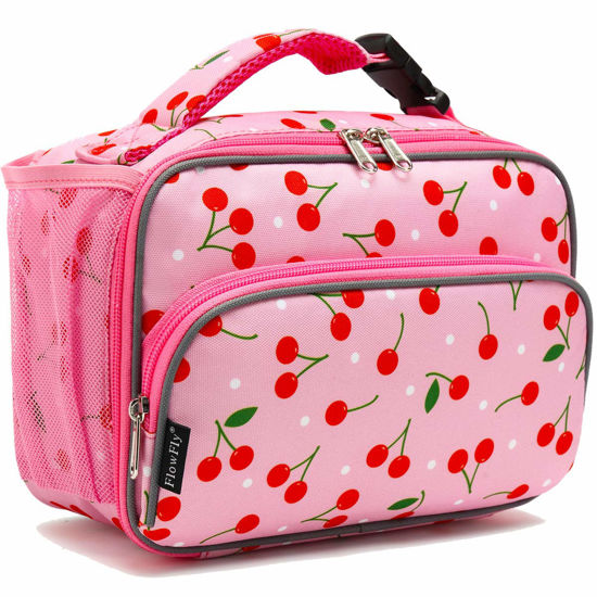 GetUSCart- FlowFly Kids Lunch box Insulated Soft Bag Mini Cooler Back