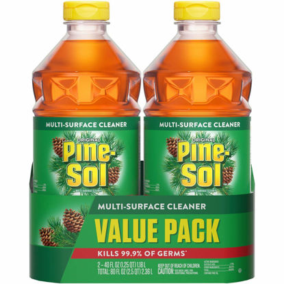 Picture of Pine-Sol All Purpose Cleaner, Original Pine, 40 Ounce Bottles (Pack of 2) (Packaging May Vary)