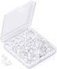 Picture of Earring Back Earring Display & Packaging Supplies 240pcs Soft Clear Ear Safety Back Pads Backstops Bullet Clutch Stopper Replacement for Fish Hook Earring Studs Hoops, Diameter 4mm Jewelry Making