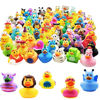 Picture of Assortment Rubber Duck Toy Duckies for Kids, Bath Birthday Gifts Baby Showers Classroom Incentives, Summer Beach and Pool Activity, 2" (25-Pack)